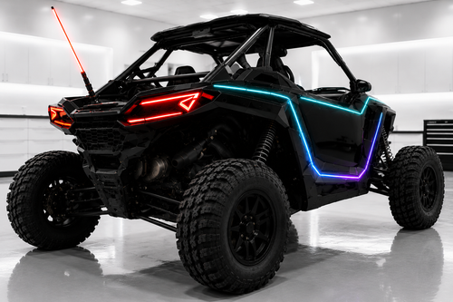 TerraTrace System rear view on Polaris RZR Pro XP
